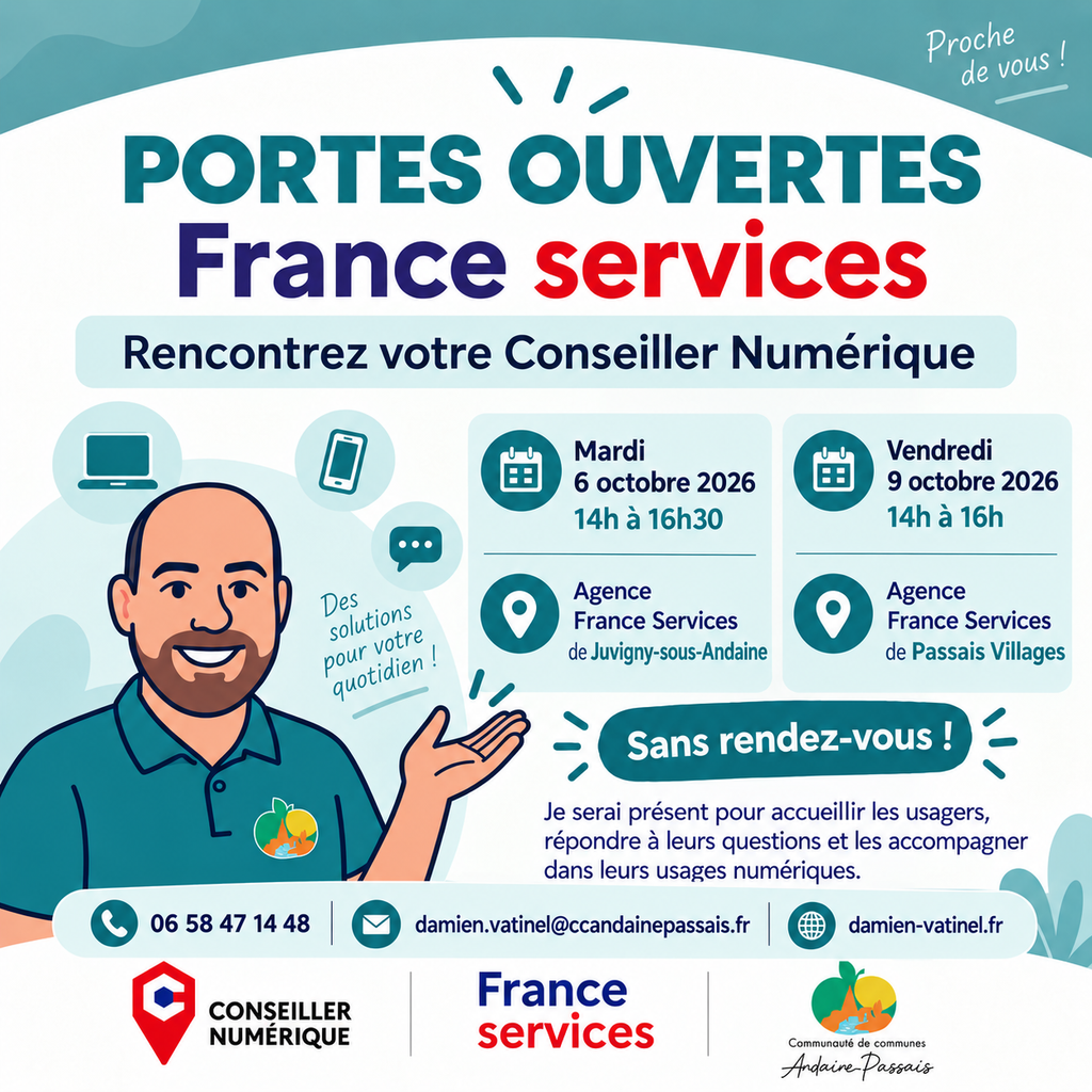 Portes Ouvertes France services 2026
